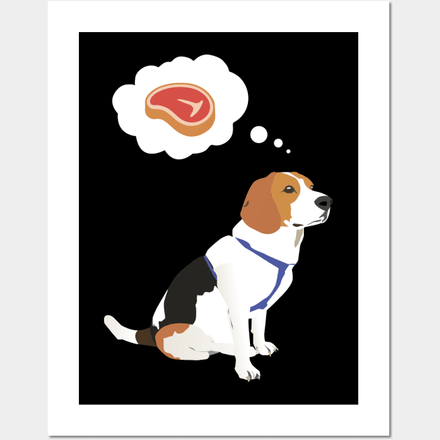 Gourmet Beagle Dog Wall Art by NorseTech